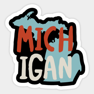 State of Michigan Sticker